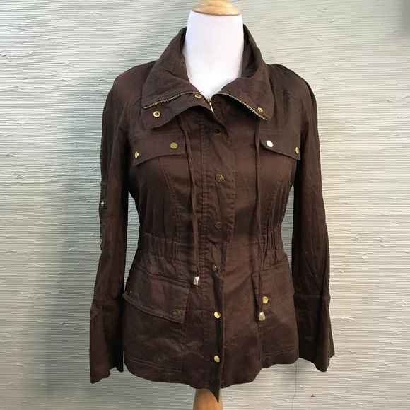 Cache | Jackets & Coats | Cache Field Jacket Brown Small | Poshmark